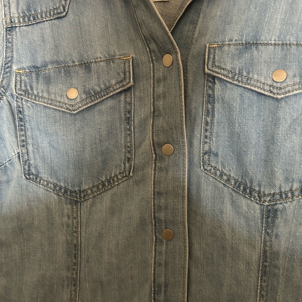 Denim Button Down Shirt - Picture 5 of 7